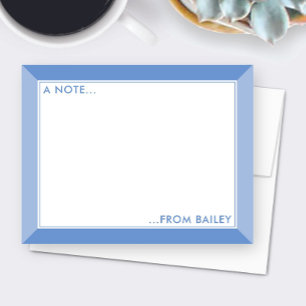 Cartão De Notas Papelaria para Meninas Tom Lilás 2-Tons Fofa