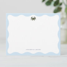 Papelaria Personalizada Caranguejo Azul Costeiro