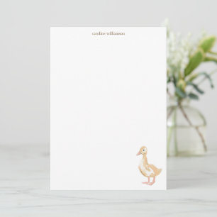 Cartão De Notas Papelaria Personalizada Patozinho Aquarela