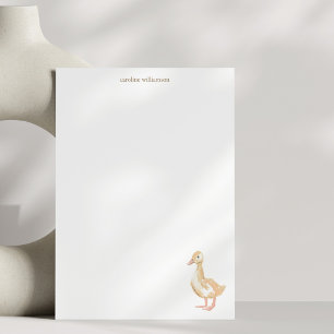 Cartão De Notas Papelaria Personalizada Patozinho Aquarela