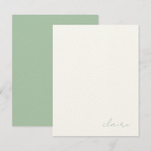 Cartão De Notas Papelaria Personalizada Vintage Notes
