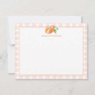 Cartão De Notas Papelaria Pessoal de Georgia Peaches