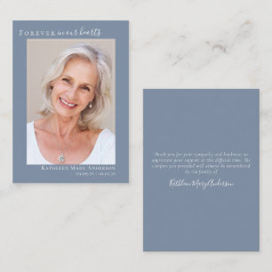 Cartão De Notas Para sempre em nosso coração Foto Simpatia Obrig