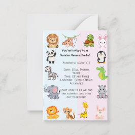 Cartão De Notas Partido de Revisão de Gênero