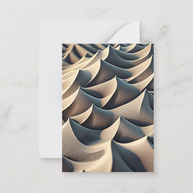 Cartão De Notas Pastel Currents (Frente)