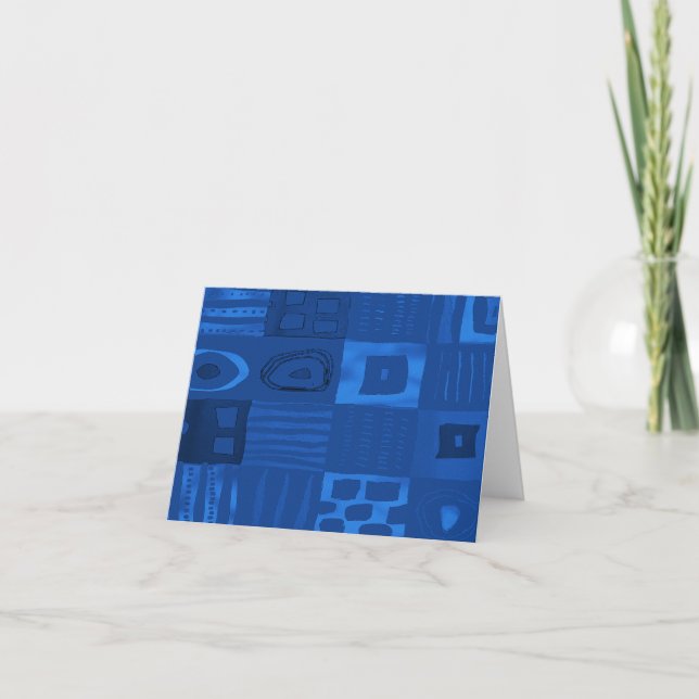 Cartão De Notas Pastel Pulse: Afrocentric Geometric  (Frente)