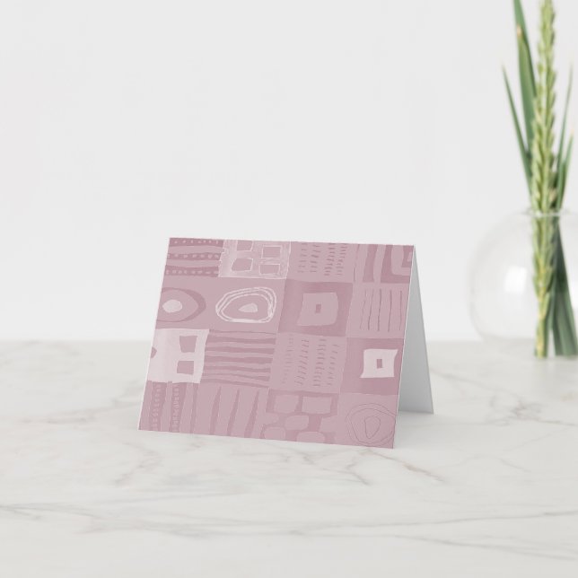 Cartão De Notas Pastel Pulse: Afrocentric Geometric  (Frente)