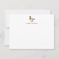 Pato-real Aquarela Personalizado Plano