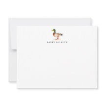 Pato-real Aquarela Personalizado Plano