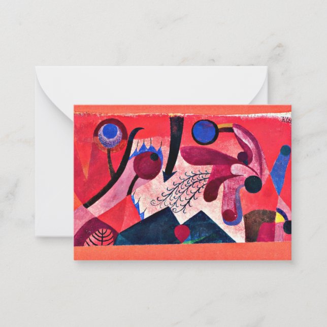 Cartão De Notas Paul Klee - Berries venenosos (Frente)