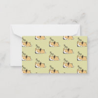Pembroke Welsh Corgi Cachorro Dormente ZZZ