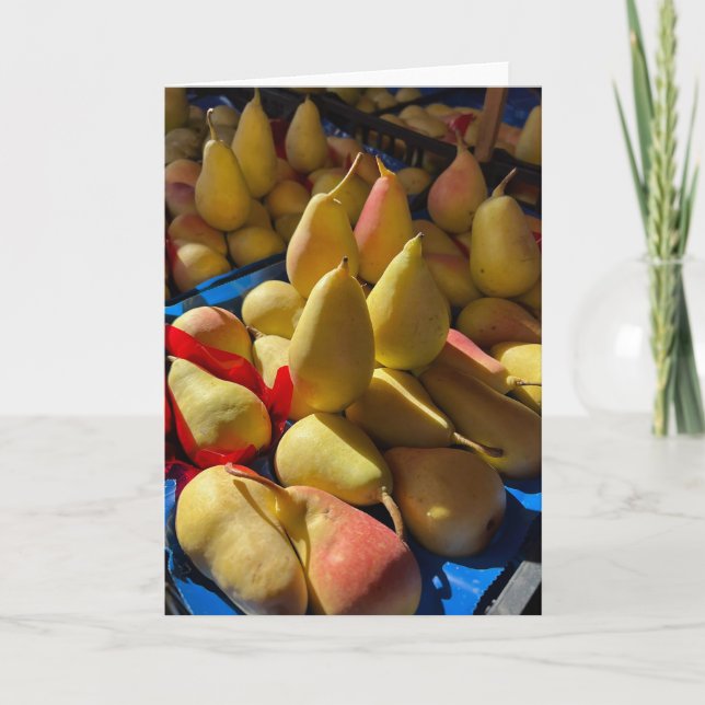 Cartão De Notas Pera Vazio Nota (Frente)