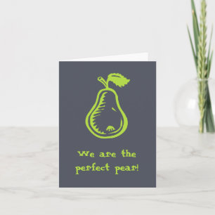 Cartão De Notas Perfect Pear