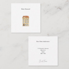 Cartão De Notas Personalised New House Announcement Card.