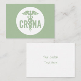 Cartão De Notas Personalizado de Anestesista de Enfermeira Registr