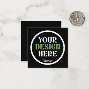 Cartão De Notas personalizado, único, elegante e minimalista hersh