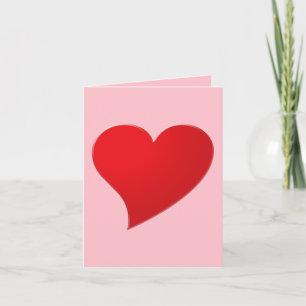 Cartão De Notas Personalizar texto Grande Dia de os namorados rosa
