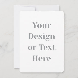 Cartão De Notas Personalizável Seu Design ou Texto Aqui Personaliz