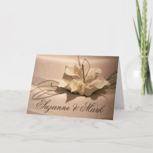 Cartão De Notas Personalize sua própria calla lily