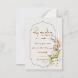 Cartão De Notas Personalized Ramadan Mubarak Greeting Card