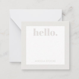 Cartão De Notas Personalized Retro Flower