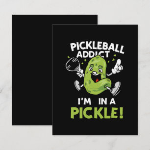 Cartão De Notas Pickleball-Engraçado