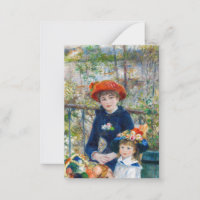 Pierre-Auguste Renoir - Duas irmãs no Terrace