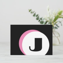 PINK Mod Monograma Bold Nota Inicial