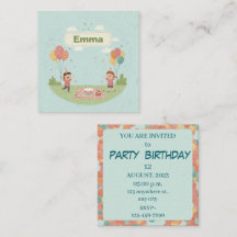 Piquenique de Aniversário, Estilo Fofo e Retrô