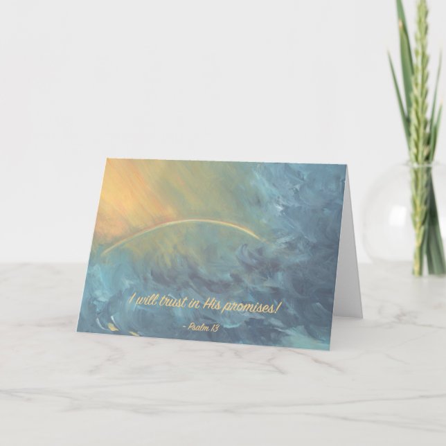 Cartão De Notas Placa arco-íris (Frente)