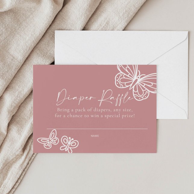 Cartão De Notas Placa Chá de fraldas Raffle fralda (Criador carregado)