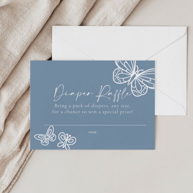 Cartão De Notas Placa Chá de fraldas Raffle fralda (Criador carregado)