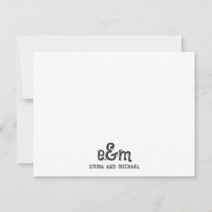 Cartão De Notas Placa de Nota de Grunge do Bloco de Madeira Edgy d