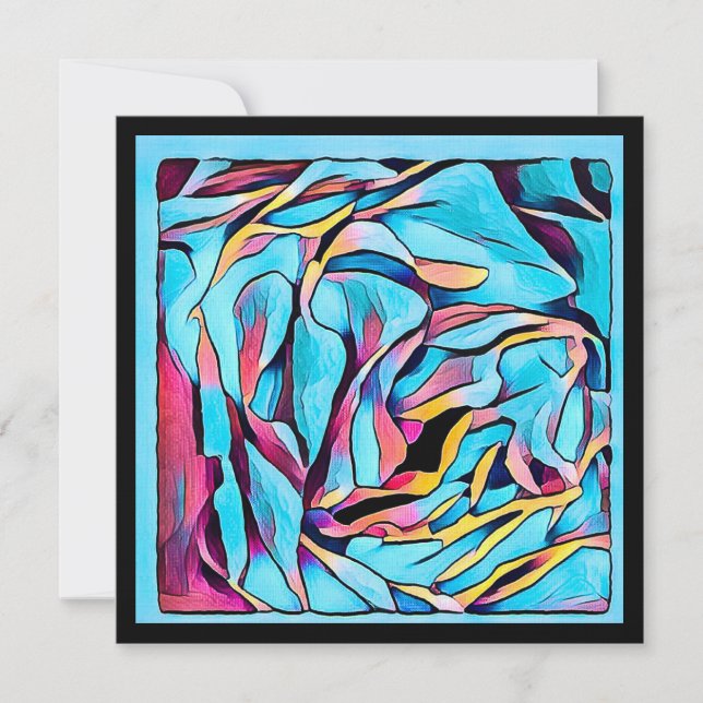 Cartão De Notas Placa de Nota de Linn Plano com envelopes brancos  (Frente)