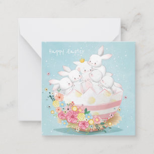 Cartão De Notas Placa de Nota de Páscoa Cóctil