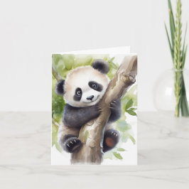 Cartão De Notas Placa de Nota de Vazio do Urso Panda