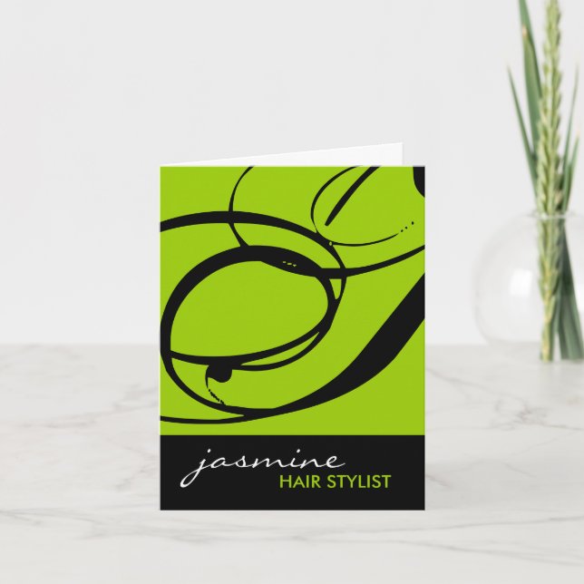 Cartão De Notas Placa de Nota na moda (Frente)