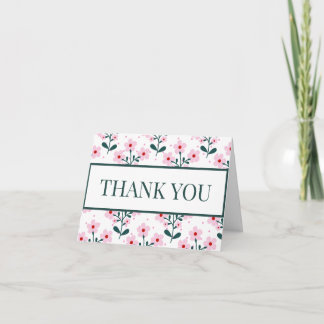 Cartão De Notas Placa de Nota Pessoal Rosa Chic e Floral