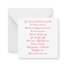 Placa de nota plana de 2,5" x 2,5" - MEMÓRIA IN