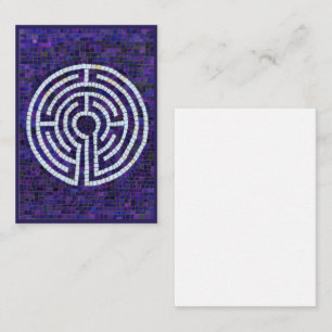 Cartão De Notas Placa de Nota Plana LABYRINTH VIII 3.5x2.5