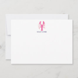 Cartão De Notas Placa de Nota Plana Personalizada para Chic Costei