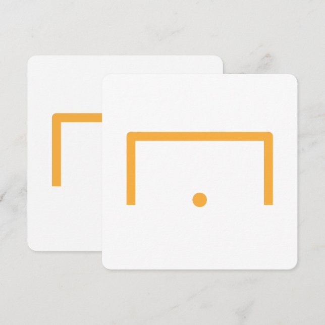 Cartão De Notas Placa de Nota Simples de Meta (Frente/Verso)