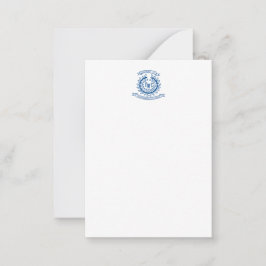 Cartão De Notas Placa de Nota Simples do Logotipo da Empresa Branc