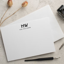 Placa de Nota Simples Monograma