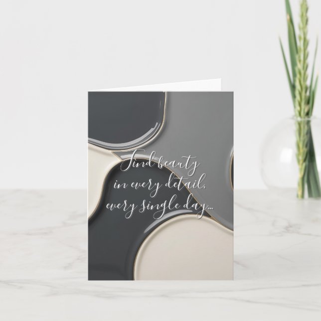 Cartão De Notas Placa dobrada multipropósito em na moda gráfico (Frente)