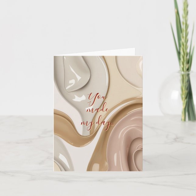 Cartão De Notas Placa dobrada multipropósito em na moda gráfico (Frente)