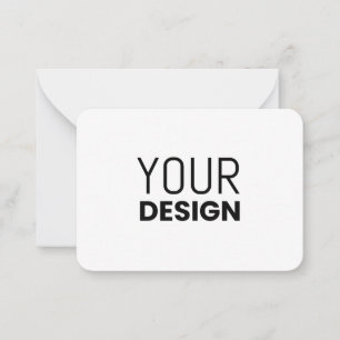 Cartão De Notas Placa Nota Redonda [Várias Dimensões]