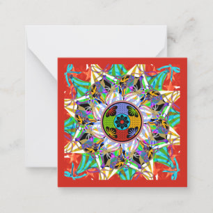 Cartão De Notas Placa Pequena de Ornamentos Mah Jongg