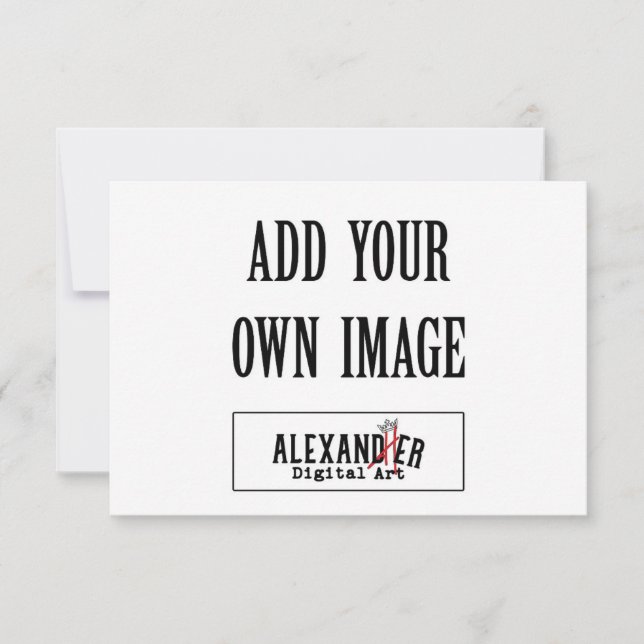 Cartão De Notas Placa plana A1 horizontal 3,5x5" (Frente)