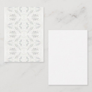 Cartão De Notas Placa plana BATTENBURG LACE 3.5x2.5 / Vertical